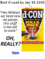 That dated rat poison will work just fine to knock-off Mildred's husband. And, your tub of sour cream that expired two weeks ago is probably ok as well.